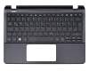 Teclado incl. topcase DE (alemán) negro/negro original para Acer TravelMate B1 (B115-MP)