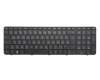 Teclado DE (alemán) color negro/chiclet negro/mate original para HP Pavilion g7-2200