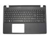 Teclado incl. topcase DE (alemán) negro/negro original para Acer Extensa 2519-P3B8