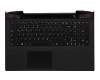 5CB0F78854 teclado incl. topcase original Lenovo DE (alemán) negro/negro con retroiluminacion