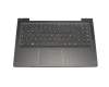 90203490 teclado incl. topcase original Lenovo DE (alemán) negro/negro