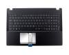 90NX0051-R31GE0 teclado incl. topcase original Asus DE (alemán) negro/negro