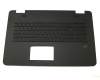 Teclado incl. topcase DE (alemán) negro/negro con retroiluminacion original para Asus ROG G771JW