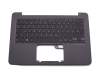 Teclado incl. topcase DE (alemán) negro/canaso original para Asus ZenBook UX305UA