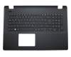 60.VA0N7.010 teclado incl. topcase original Acer DE (alemán) negro/negro