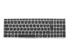 Teclado DE (alemán) color negro/chiclet plateado mate para Lenovo IdeaPad E50-70 (80JA)