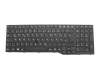 CP670826-01 teclado original Fujitsu DE (alemán) negro/negro mate con mouse-stick