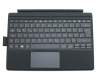 Teclado incl. topcase DE (alemán) negro/negro con retroiluminacion original para Acer Switch Alpha 12 (SA5-271)