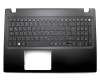 AEZRTG00010 teclado incl. topcase original Acer DE (alemán) negro/negro