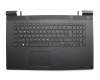 Teclado incl. topcase DE (alemán) negro/negro original para Toshiba Satellite C70D-C