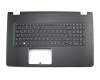 Teclado incl. topcase DE (alemán) negro/negro original para Acer Aspire E5-774G