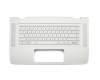 841266-041 teclado incl. topcase original HP DE (alemán) plateado/plateado con retroiluminacion