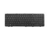 Teclado DE (alemán) color negro/chiclet negro/mate con mouse-stick original para HP ProBook 655 G1