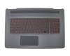 SG-80750-XDA teclado incl. topcase original HP DE (alemán) negro/negro con retroiluminacion