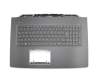 Teclado incl. topcase DE (alemán) negro/negro con retroiluminacion original para Acer Aspire V 17 Nitro (VN7-793G)