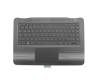 Teclado incl. topcase DE (alemán) negro/negro original para HP Pavilion 14-al000