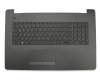 Teclado incl. topcase DE (alemán) negro/canaso con un patrón fino original para HP 17-bs001ng (1UR51EA)