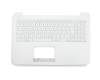 Teclado incl. topcase DE (alemán) negro/blanco original para Asus VivoBook X556UQ-XO760D