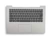 SN20M61834 teclado incl. topcase original Lenovo DE (alemán) gris/plateado