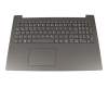 5CB0R16692 teclado incl. topcase original Lenovo DE (alemán) gris/canaso