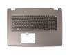 6B.G50N1.008 teclado incl. topcase original Acer DE (alemán) negro/canaso con retroiluminacion