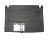 Teclado incl. topcase DE (alemán) negro/negro original para Acer Aspire 3 (A315-21G)