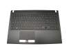 Teclado incl. topcase DE (alemán) negro/negro con retroiluminacion original para Acer TravelMate P6 (P658-MG)