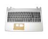40056652 teclado incl. topcase original Medion DE (alemán) negro/plateado