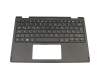 Teclado incl. topcase DE (alemán) negro/negro original para Acer TravelMate Spin B1 (B118-RN-R6P7)