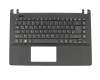 EAZ8A001010 teclado incl. topcase original Acer DE (alemán) negro/negro