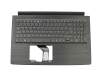 6B.GY9N2.012 teclado incl. topcase original Acer DE (alemán) negro/negro