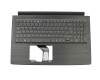 Teclado incl. topcase DE (alemán) negro/negro original para Acer Aspire 3 (A315-41G)