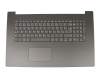 Teclado incl. topcase FR (francés) gris/canaso original para Lenovo IdeaPad 330-17IKB (81DM)