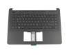 929650-041 teclado incl. topcase original HP DE (alemán) negro/negro
