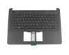 2B-AB208Q110 teclado incl. topcase original Primax DE (alemán) negro/negro