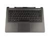 AM1JH000200 teclado incl. topcase original Lenovo DE (alemán) negro/canaso con retroiluminacion