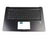 0KNB0-4629GE00 teclado incl. topcase original Asus DE (alemán) negro/negro con retroiluminacion