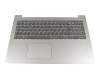 5CB0N86629 teclado incl. topcase original Lenovo FR (francés) gris/plateado con retroiluminacion