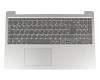 Teclado incl. topcase DE (alemán) gris/plateado original para Lenovo IdeaPad 330S-15IKB (81F5/81JN)