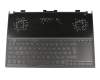 0KNR0-661DGE00 teclado incl. topcase original Asus DE (alemán) negro/negro con retroiluminacion