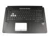 90NR00Z1-R31GE1 teclado incl. topcase original Asus DE (alemán) negro/negro con retroiluminacion