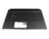 0KNR0-6612GE00 teclado incl. topcase original Asus DE (alemán) negro/negro con retroiluminacion