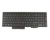 Teclado DE (alemán) color negro/chiclet negro con mouse-stick original para Lenovo ThinkPad T570 (20H9/20HA/20JW/20JX)