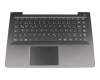 5CB0J30959 teclado incl. topcase original Lenovo DE (alemán) negro/negro con retroiluminacion