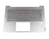5CB0S17235 teclado incl. topcase original Lenovo DE (alemán) gris/canaso con retroiluminacion