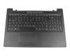 Teclado incl. topcase DE (alemán) negro/negro original para Lenovo IdeaPad 110-15IBR (80T7/80W2)