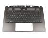 957-16Q41E-C06 teclado incl. topcase original MSI DE (alemán) negro/negro