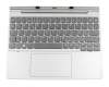 5D20R49382 teclado incl. topcase original Lenovo DE (alemán) gris/plateado