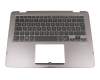 13NB0GD0P02011-1 teclado incl. topcase original Asus DE (alemán) negro/canaso con retroiluminacion