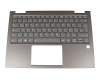 5CB0Q95892 teclado incl. topcase original Lenovo DE (alemán) antracita/antracita con retroiluminacion